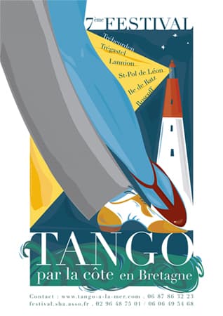 Affiche Tango par la côte 2013