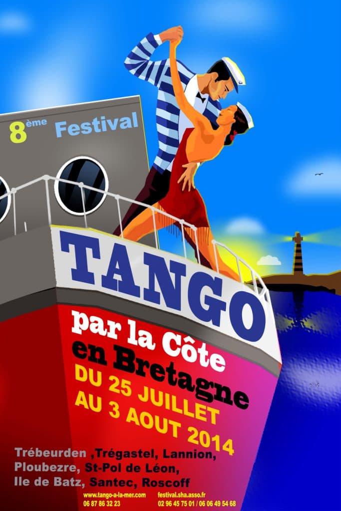 Affiche Tango par la côte 2014
