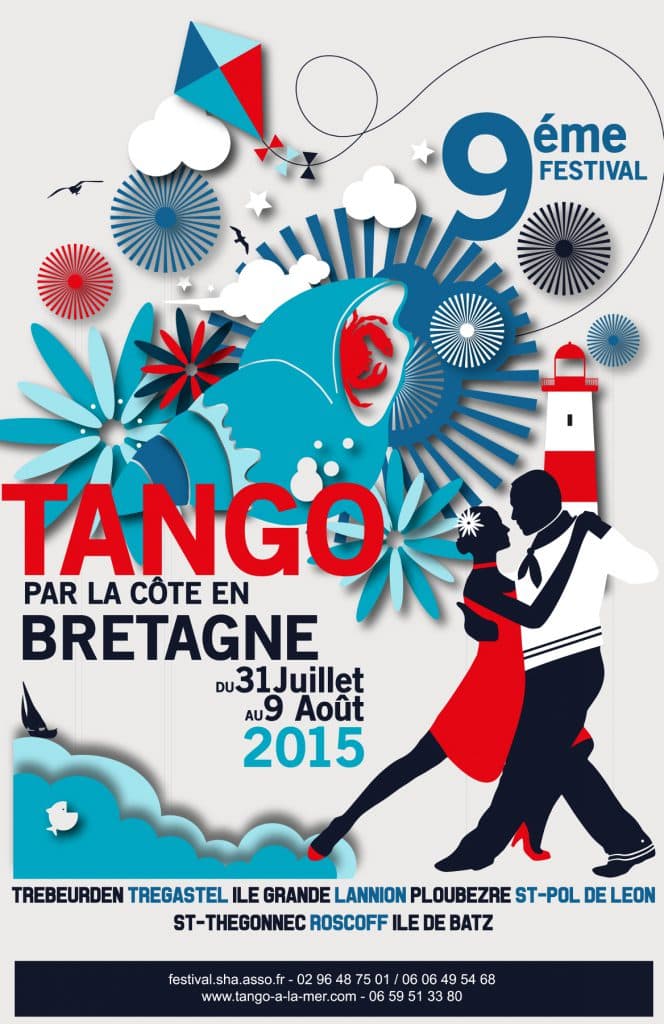 Affiche Tango par la côte 2015