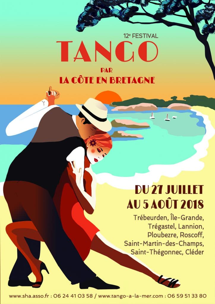 Affiche Tango par la côte 2018